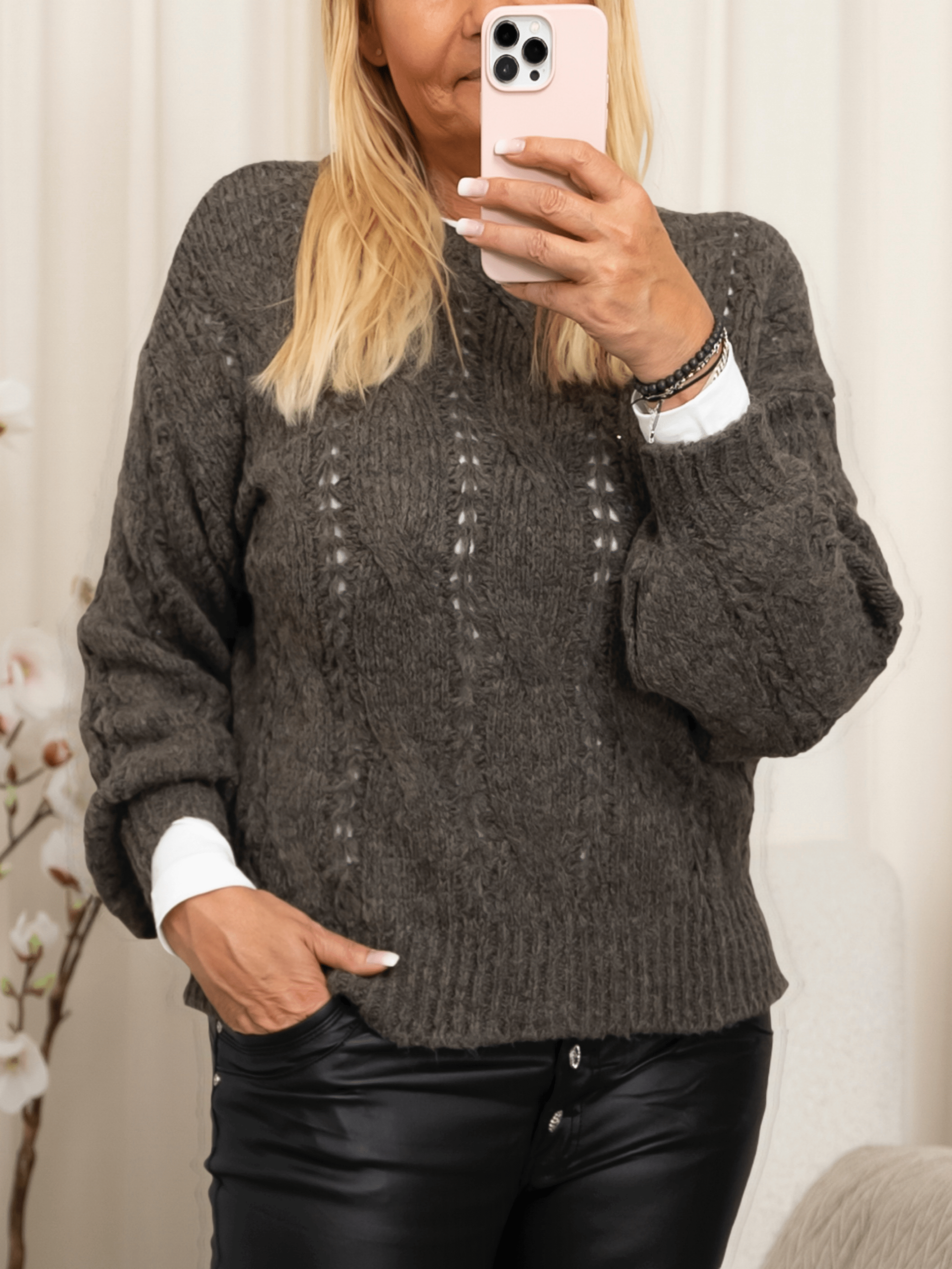 Marta du Chateau Manon knit fango - Online - Mode