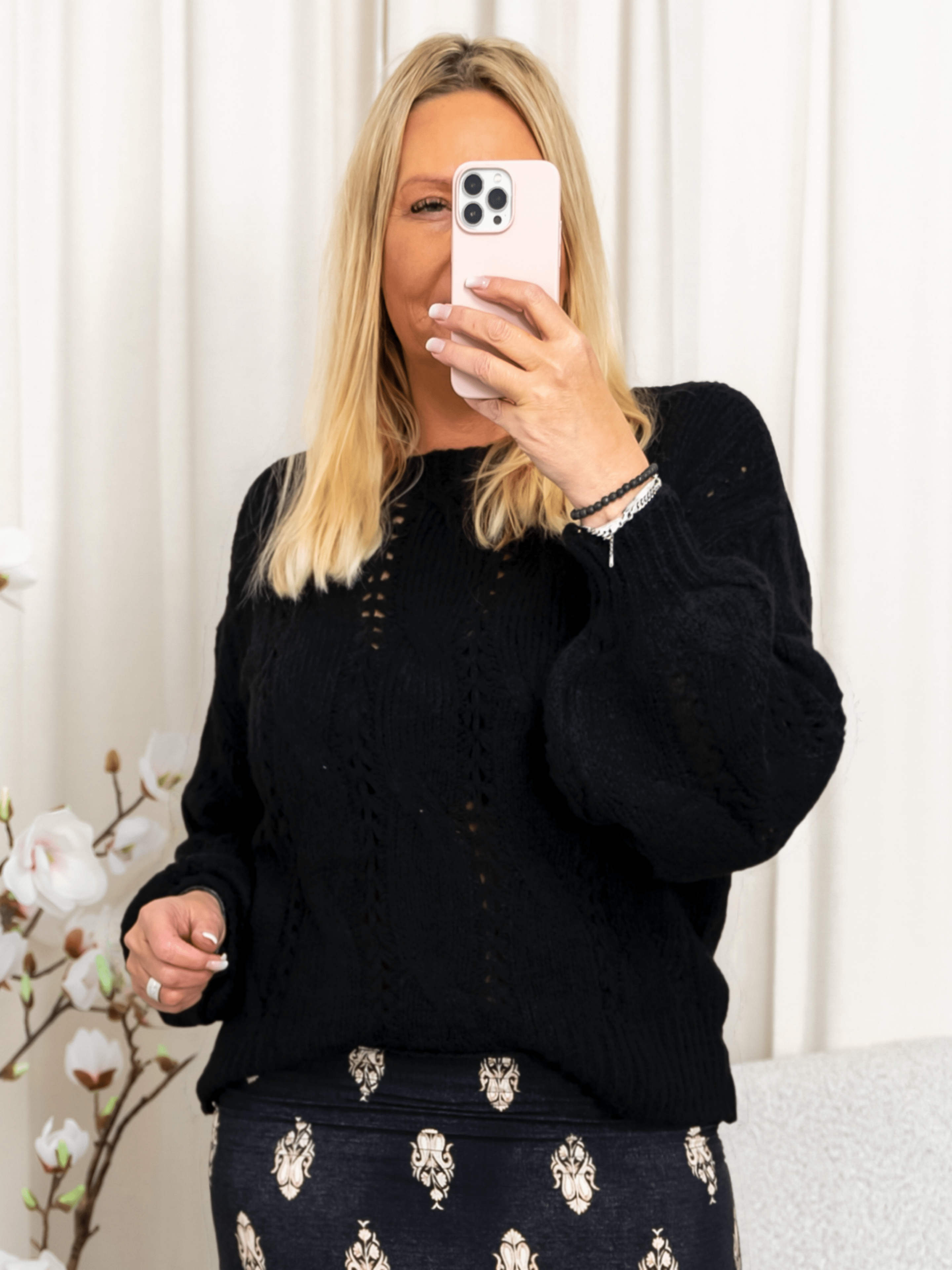 Marta du Chateau Manon knit nero - Online - Mode