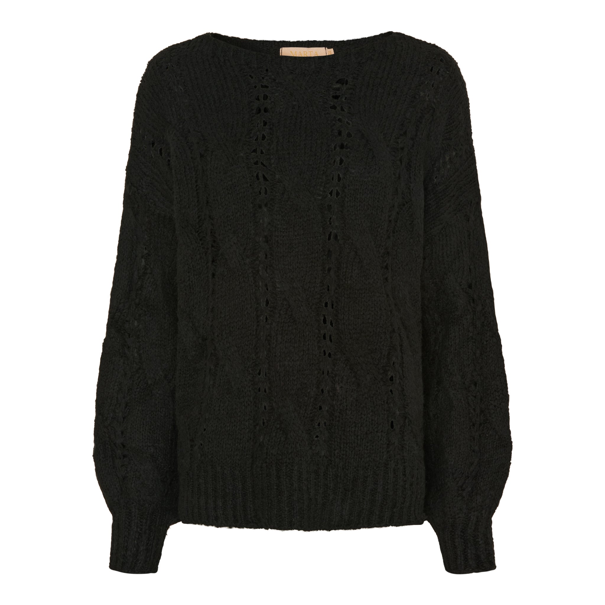Marta du Chateau Manon knit nero - Online - Mode
