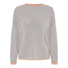 Marta du Chateau Margueritte knit perla/salmone - Online - Mode