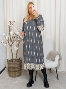 Marta du Chateau Mariana dress grigio 7308tpf - Online - Mode