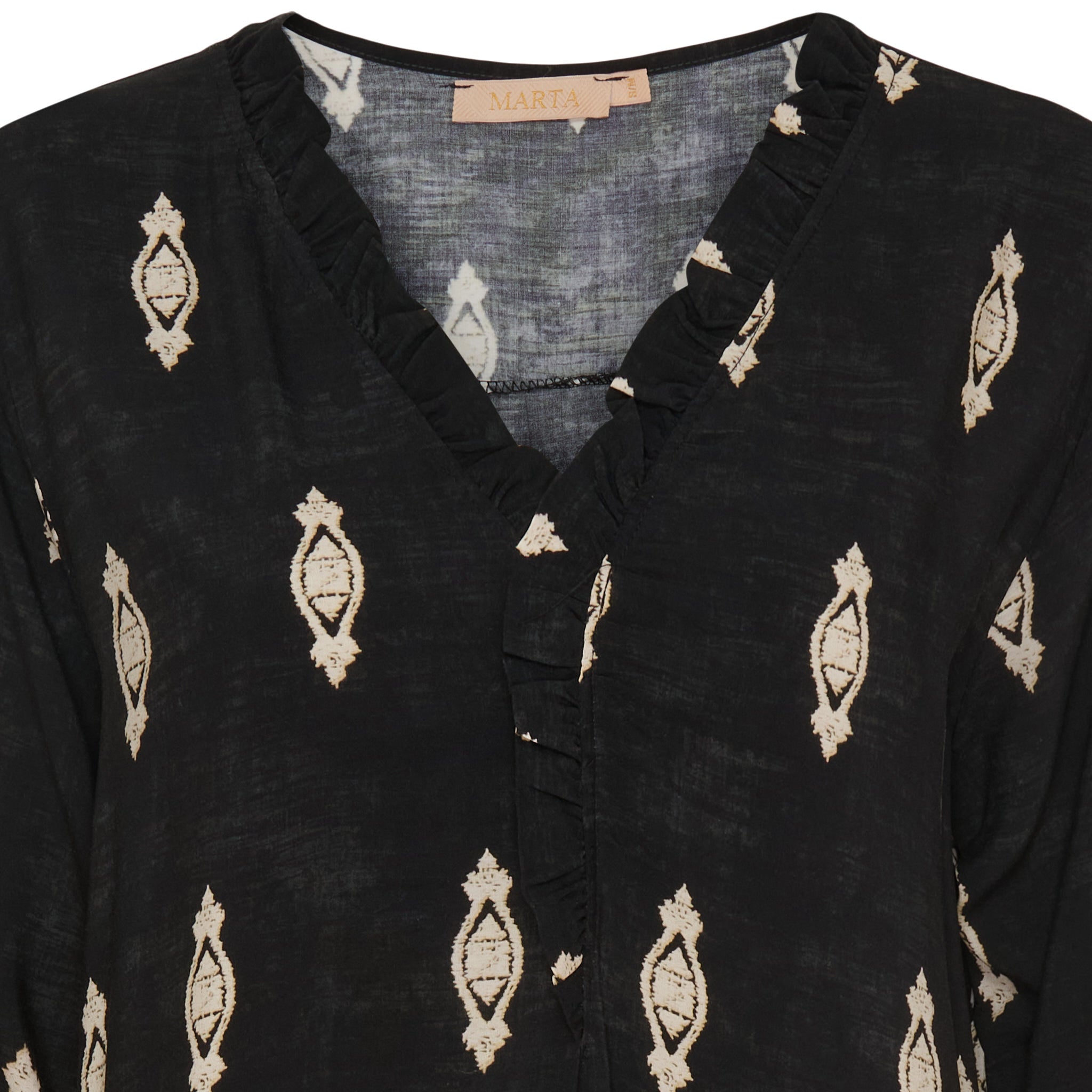 Marta du Chateau Mariana dress nero 7308tpf - Online - Mode
