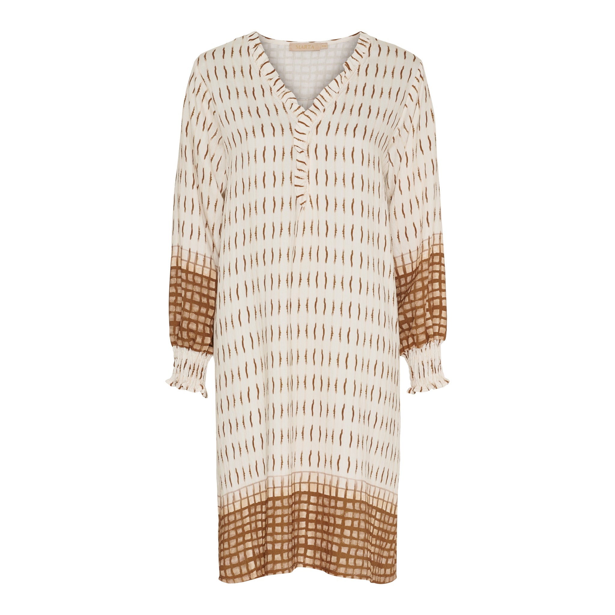 Marta du Chateau Mariana dress tabacco - Online - Mode