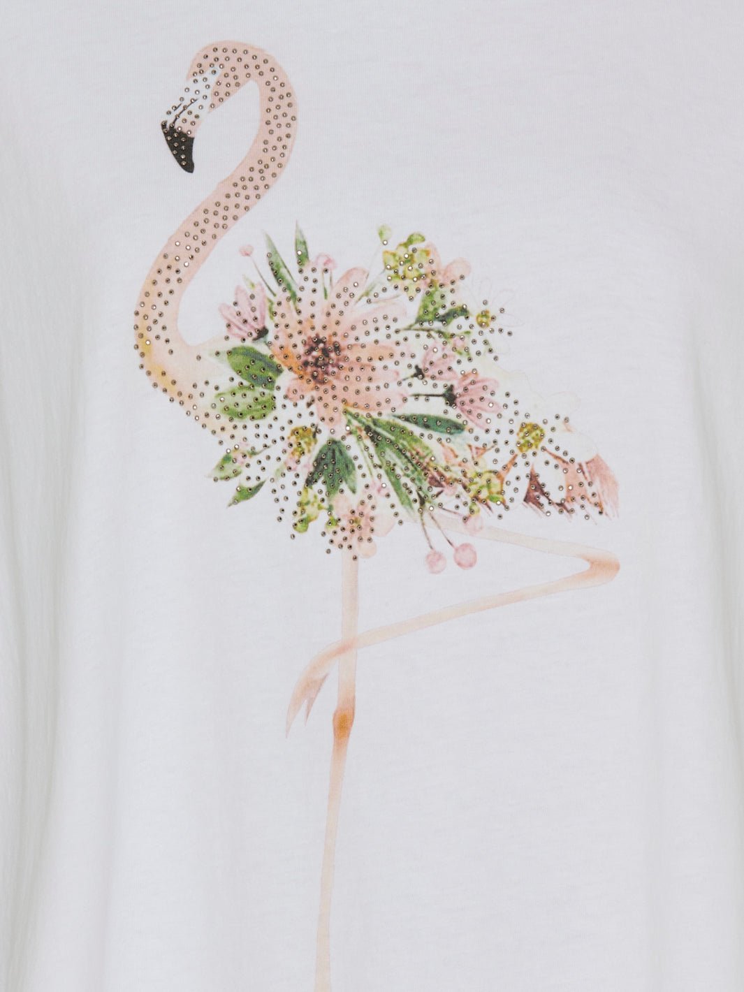 Marta du Chateau Marie 1535 t-shirt beige flamingo - Online-Mode
