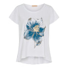 Marta du Chateau Marie 1535 t-shirt blue flower - Online - Mode