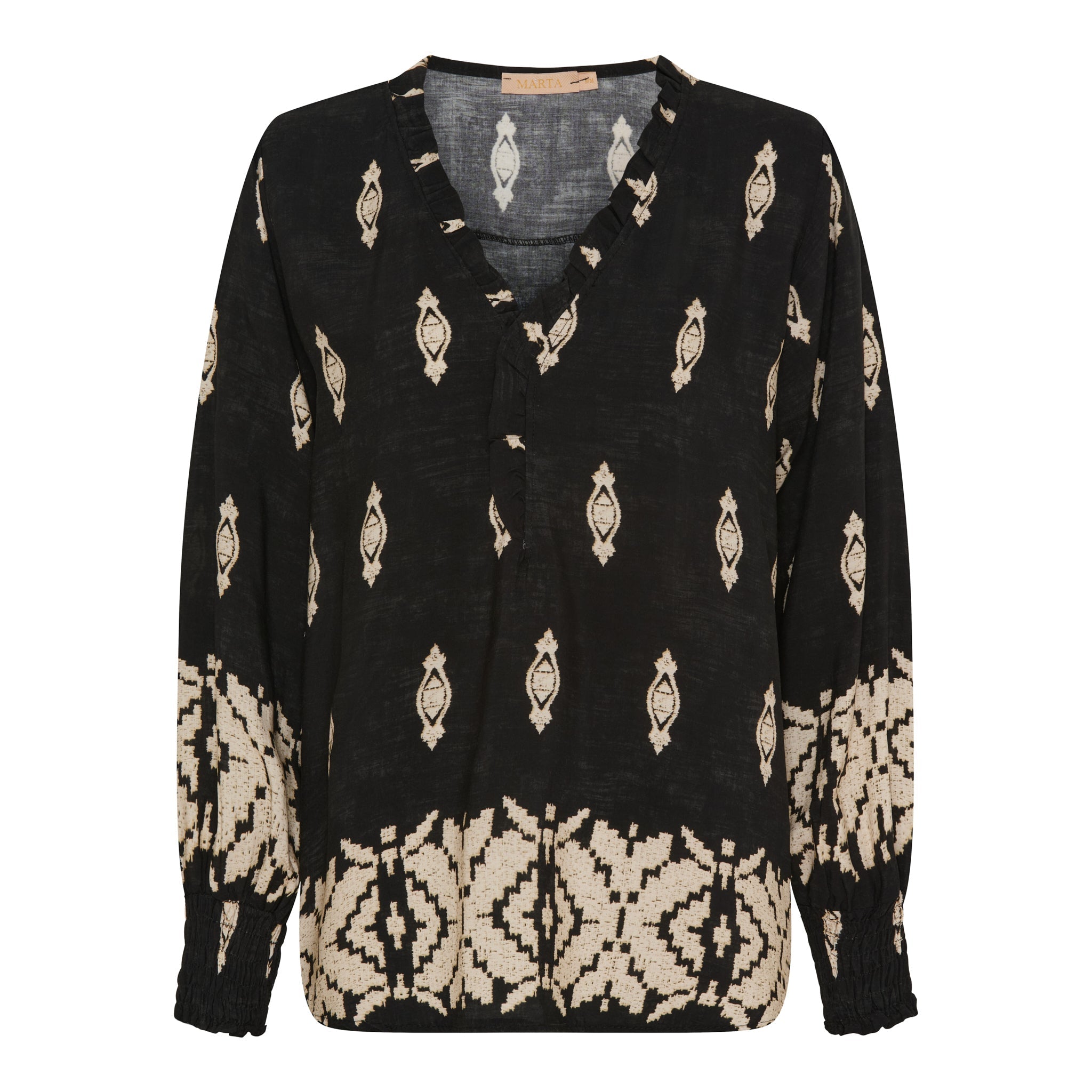 Marta du Chateau Mayra shirt nero 7308tpf - Online - Mode