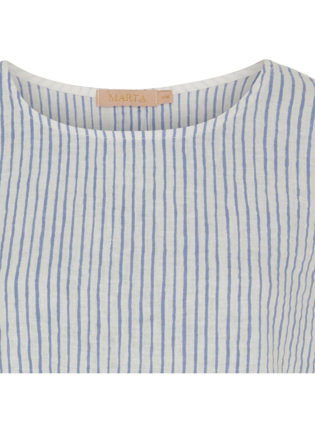Marta du Chateau Natalie bluse panna/jeans stripe - Online-Mode