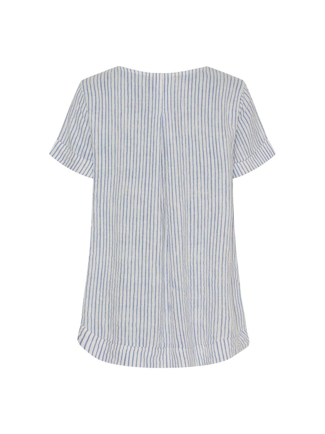 Marta du Chateau Natalie bluse panna/jeans stripe - Online-Mode