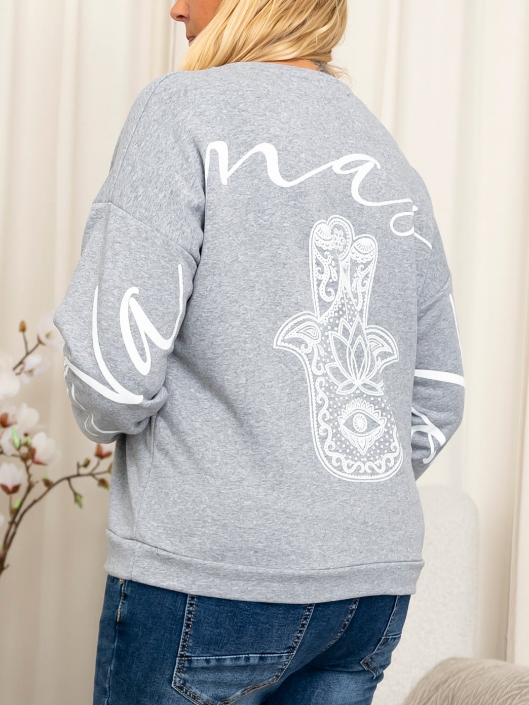 Marta du Chateau Nathalie sweat light grey - Online - Mode