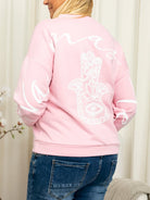 Marta du Chateau Nathalie sweat rosa baby - Online - Mode