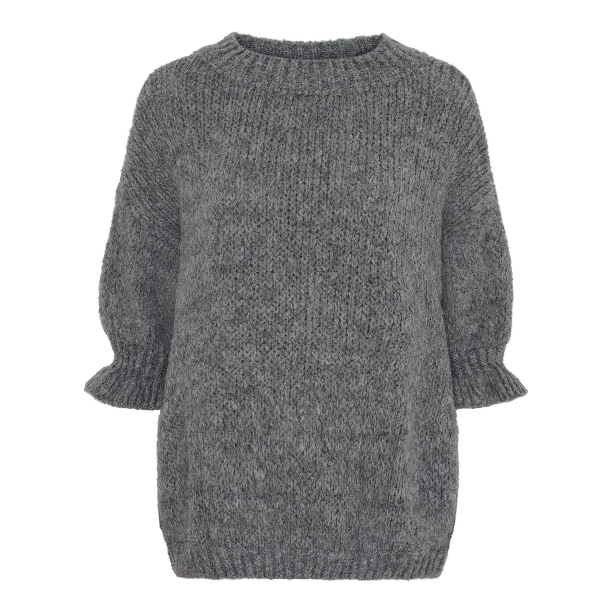 Marta du Chateau Odette knit medium grey - Online - Mode