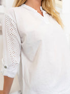 Marta du Chateau Paola bluse white - Online - Mode