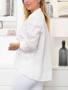 Marta du Chateau Paola bluse white - Online - Mode