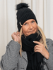 Marta du Chateau Pompom hat black