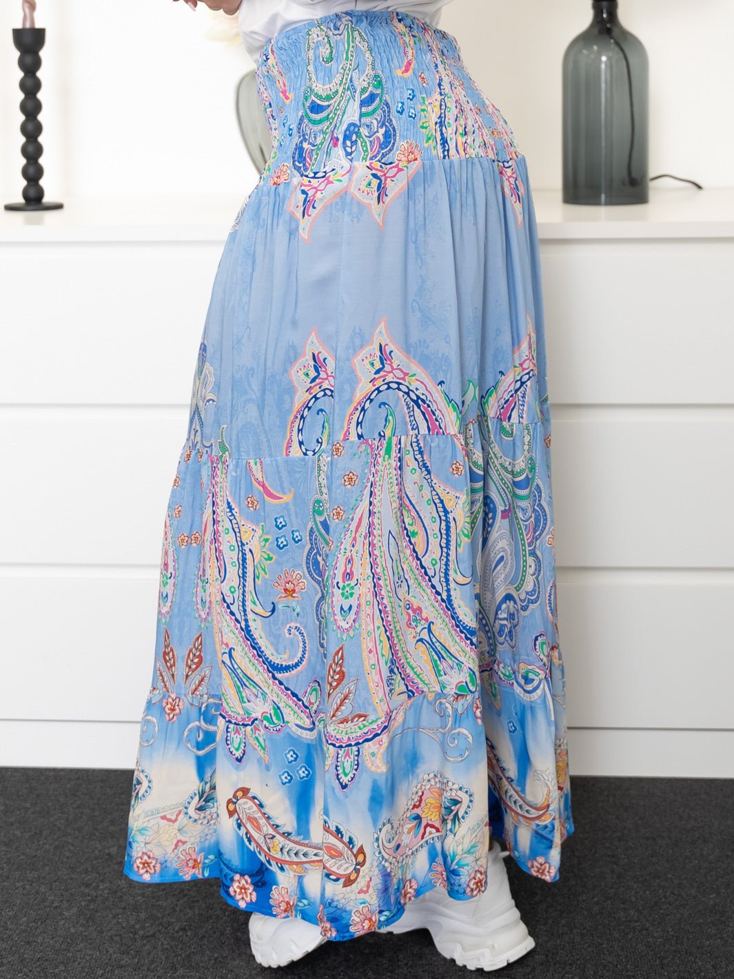 Marta du Chateau Princess skirt 1274 tps print celeste - Online-Mode
