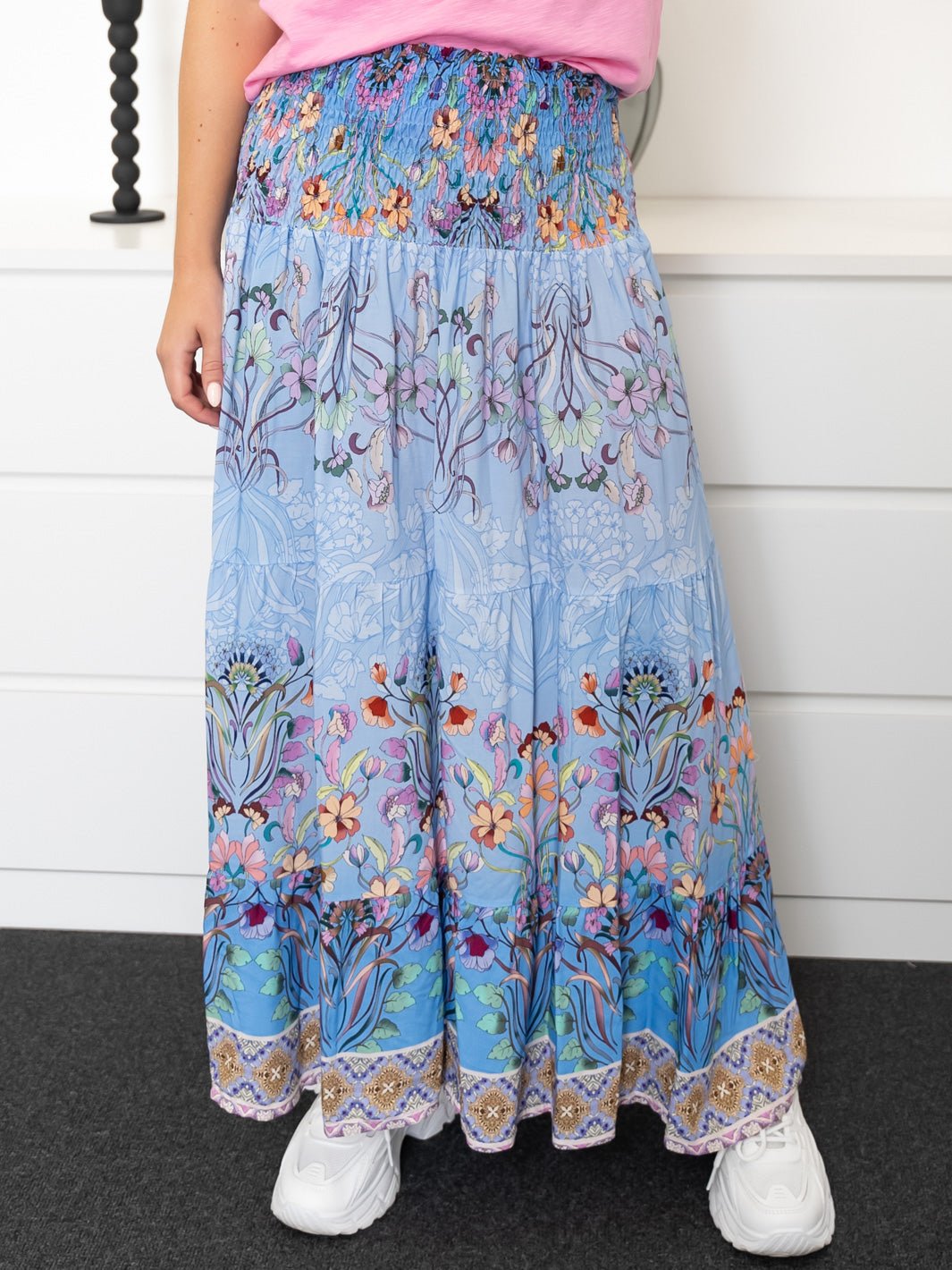 Marta du Chateau Princess skirt 361 tpz print celeste - Online - Mode