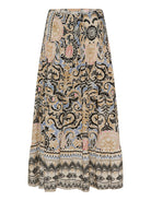 Marta du Chateau Princess skirt print nero 1259 - Online - Mode