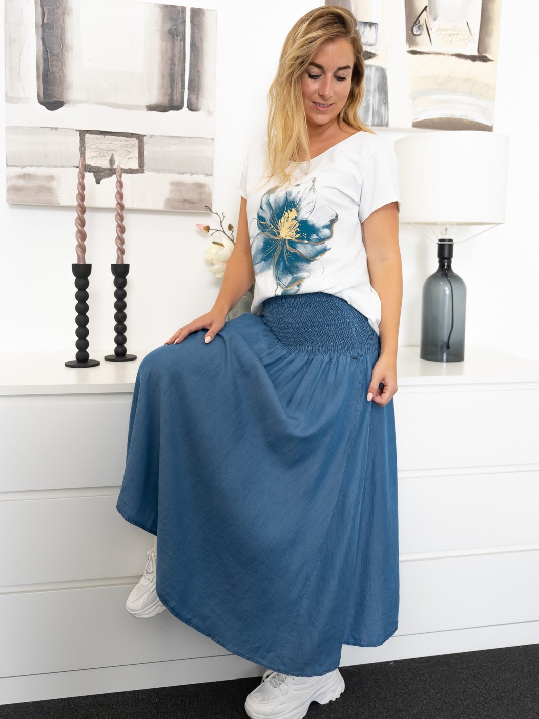 Marta du Chateau Renate skirt blue - Online - Mode