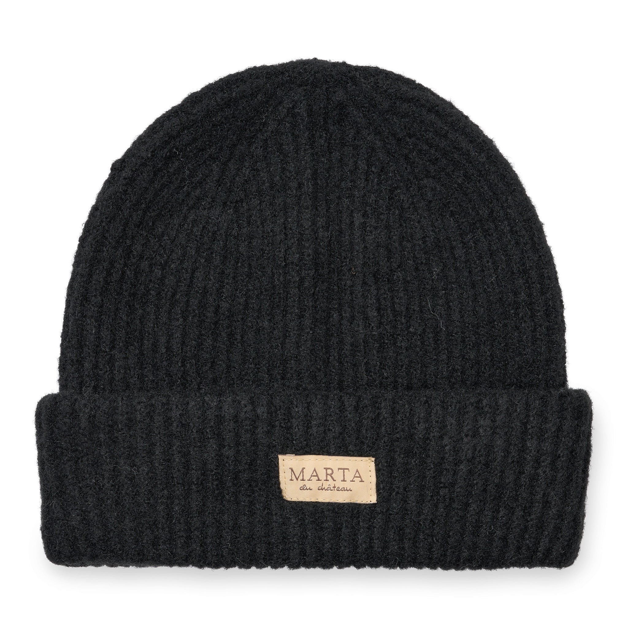 Marta du Chateau Rib beanie hat black - Online - Mode