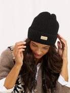 Marta du Chateau Rib beanie hat black - Online - Mode