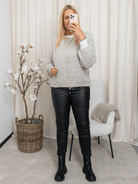 Marta du Chateau Rosalie knit almond - Online - Mode