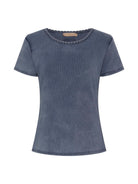 Marta du Chateau Runa t - shirt blue - Online - Mode