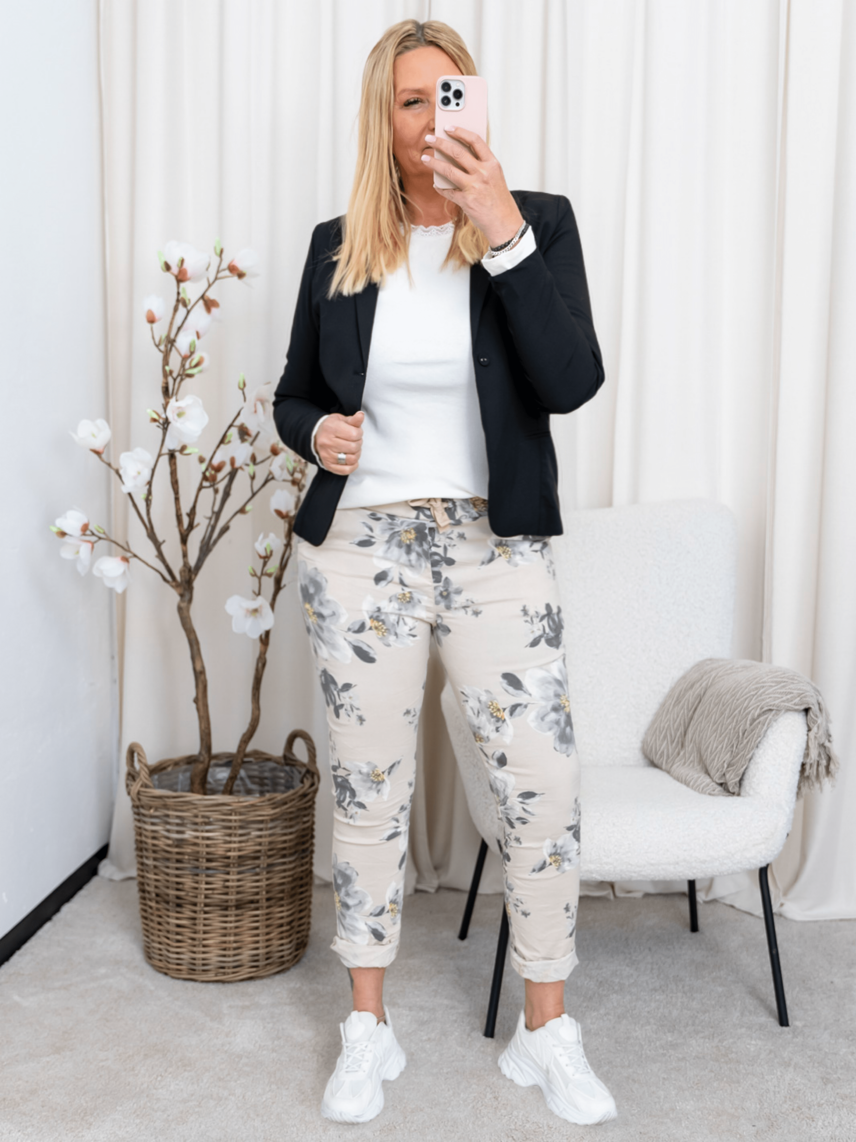 Marta du Chateau Seraphine pantslight beige - Online - Mode