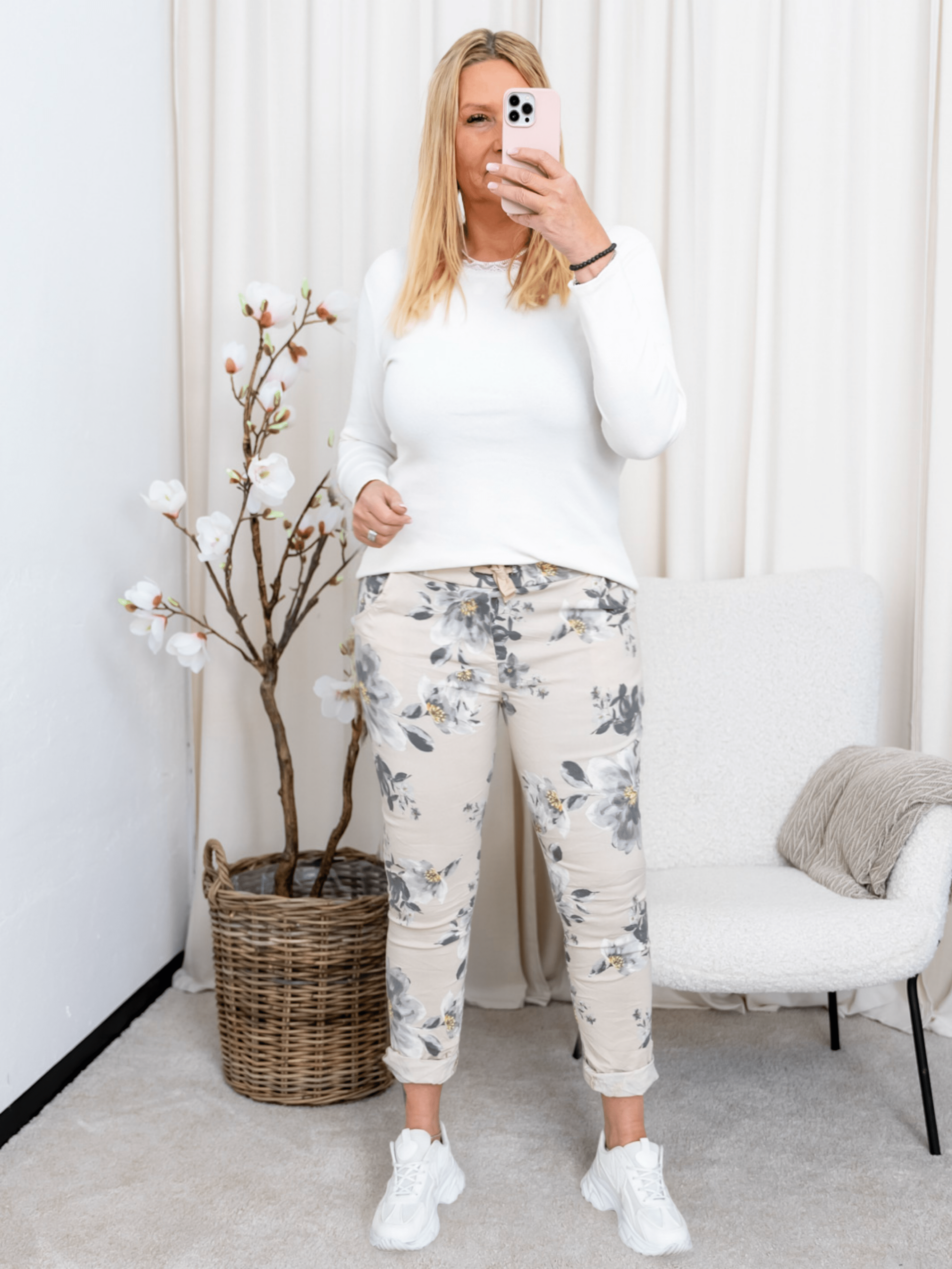 Marta du Chateau Seraphine pantslight beige - Online - Mode