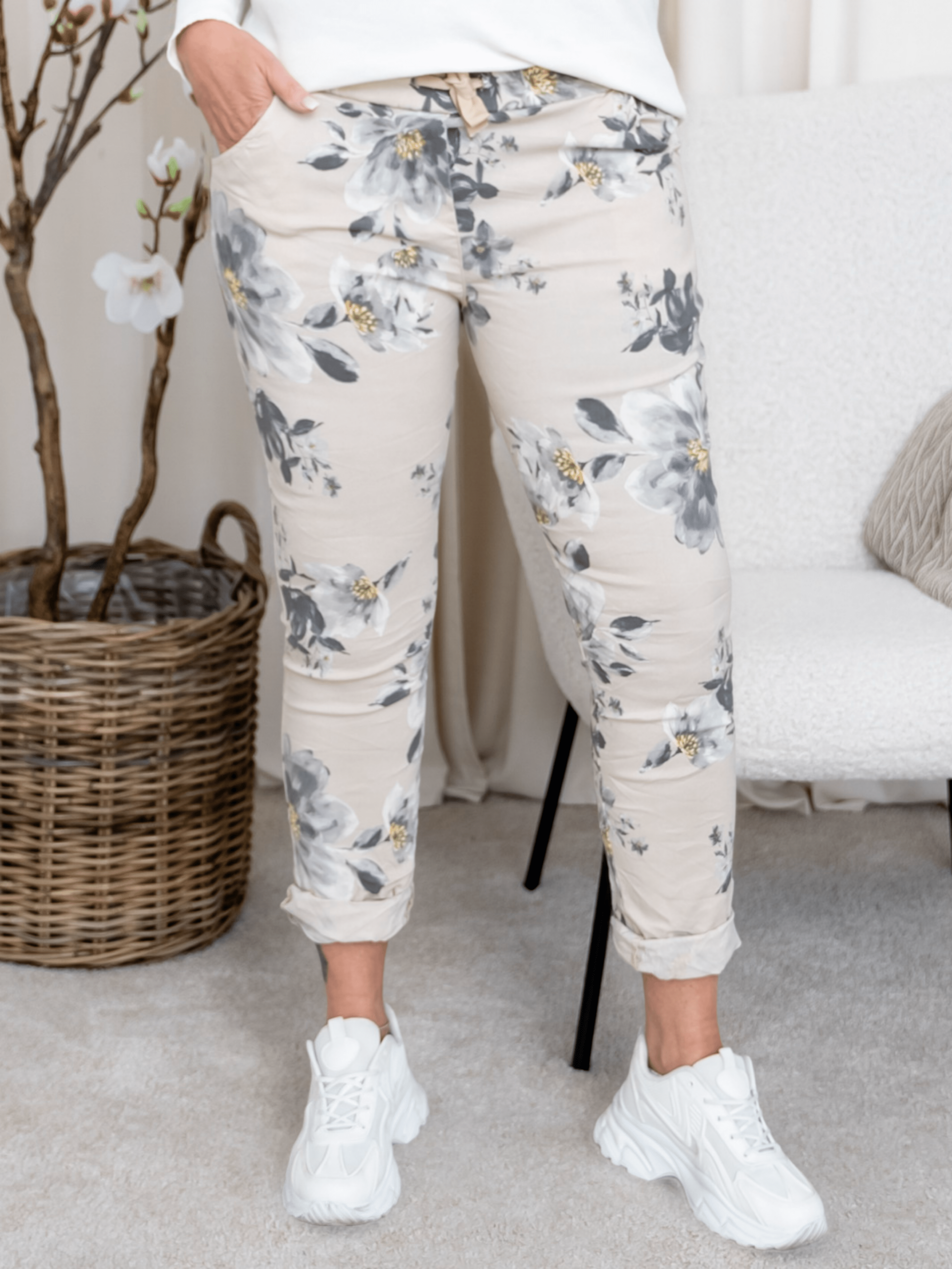 Marta du Chateau Seraphine pantslight beige - Online - Mode