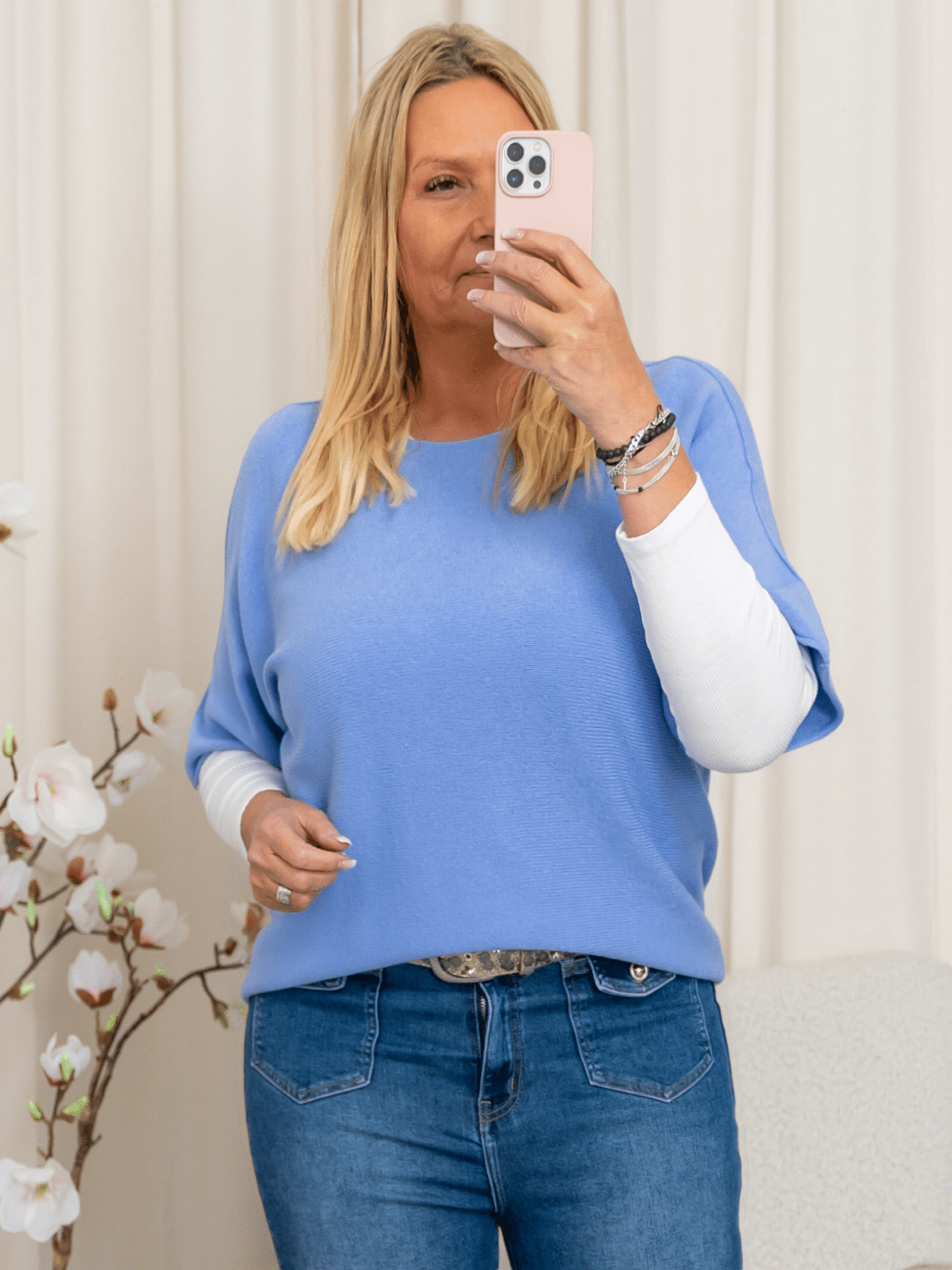 Marta du Chateau Sia knit azzurro - Online - Mode