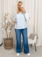 Marta du Chateau Sia knit cielo - Online - Mode