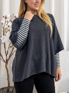 Marta du Chateau Sia knit dark grey - Online - Mode