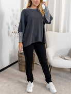 Marta du Chateau Sia knit dark grey - Online - Mode