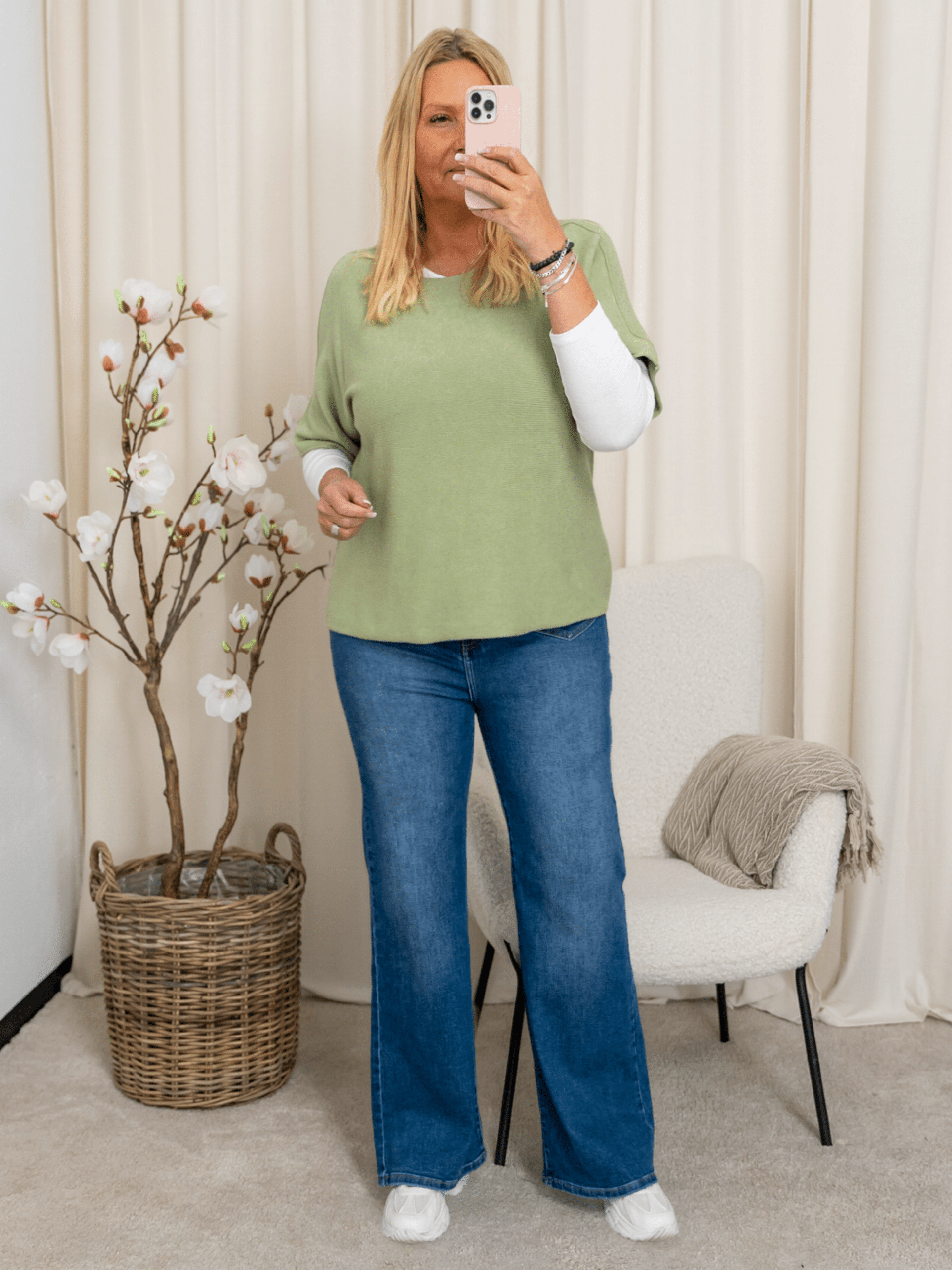 Marta du Chateau Sia knit salvia - Online - Mode