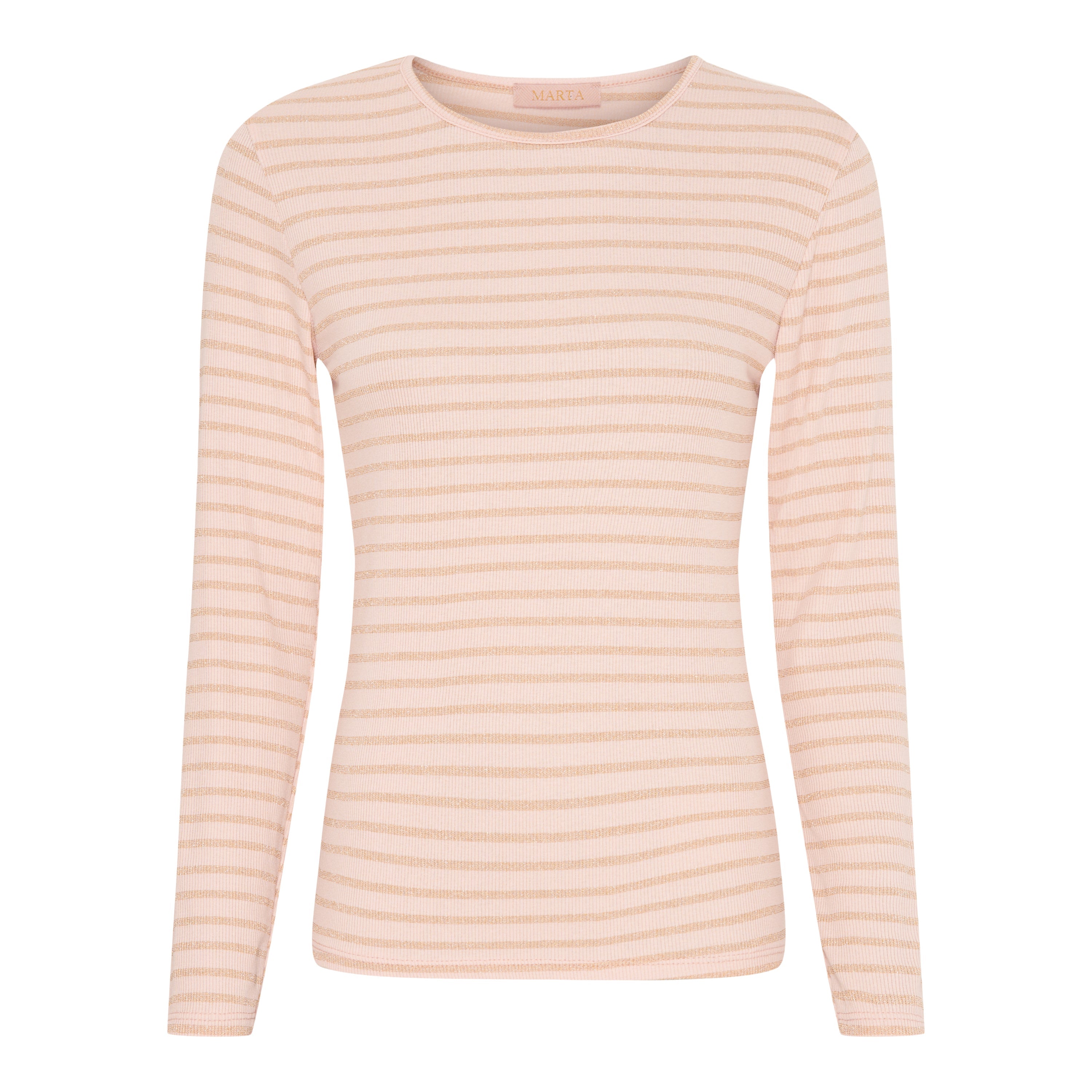 Marta du Chateau Signe longsleeved tee beige/gold - Online - Mode