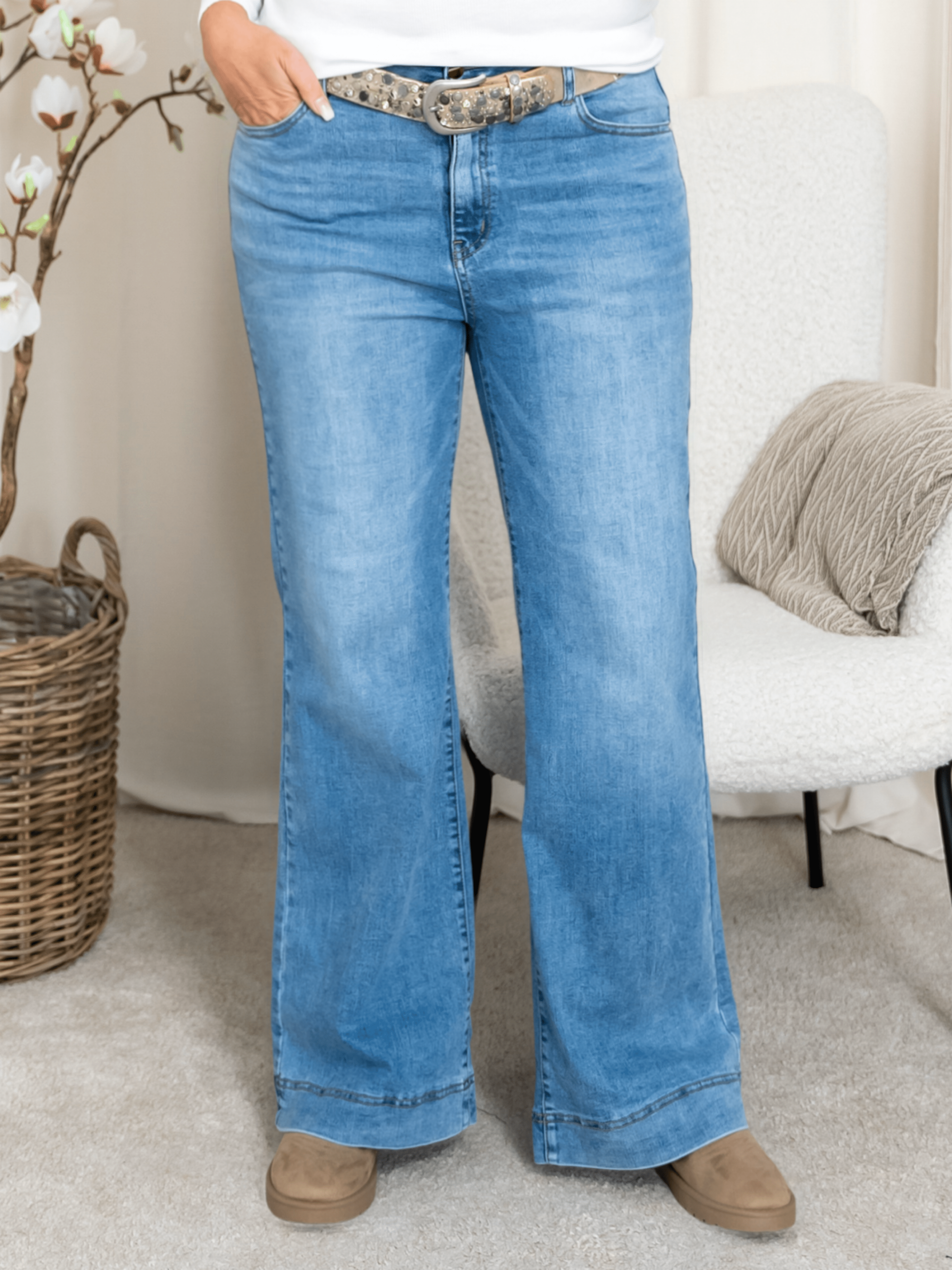 Marta du Chateau Solene jeans blue denim - Online - Mode