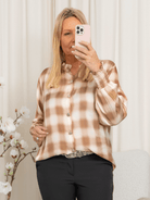 Marta du Chateau Sylvia shirt camel - Online - Mode