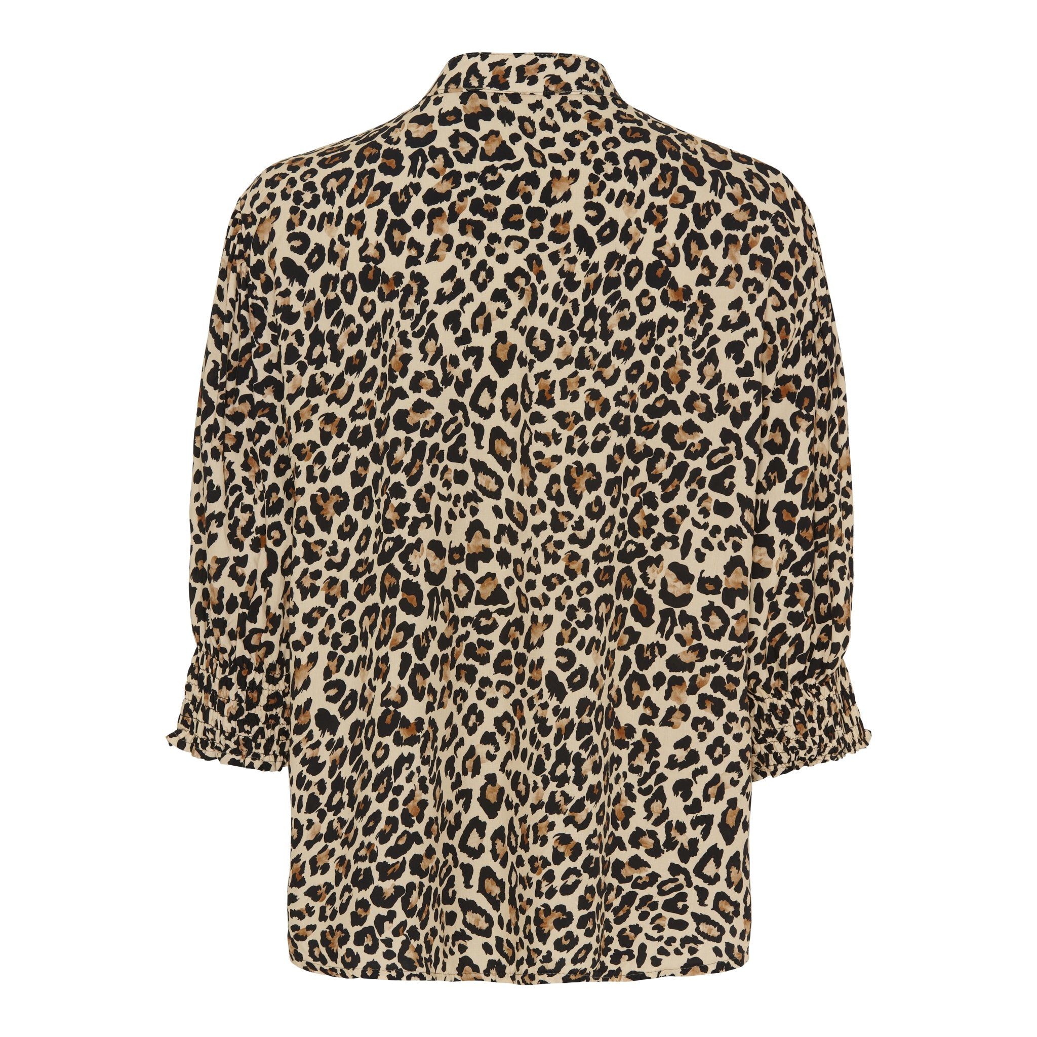 Marta du Chateau Unnur bluse beige leo - Online - Mode