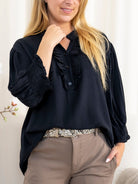 Marta du Chateau Unnur bluse black - Online - Mode