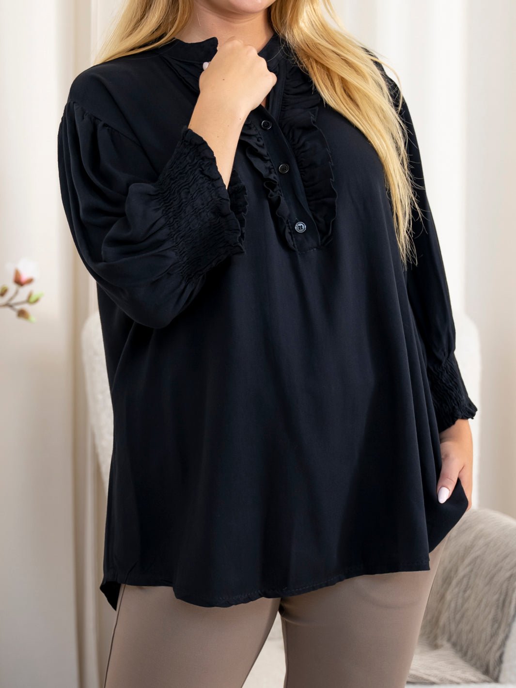 Marta du Chateau Unnur bluse black - Online - Mode