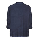 Marta du Chateau Unnur bluse blue scuro - Online - Mode