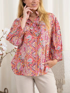 Marta du Chateau Unnur bluse fuxia 6372 - Online - Mode