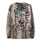 Marta du Chateau Veronique shirt nero zebra - Online - Mode