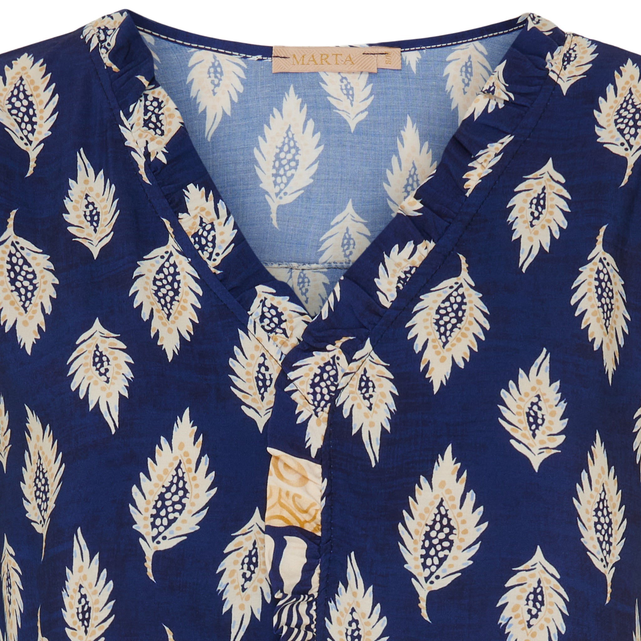 Marta du Chateau Vigdis dress navy 7171tpf - Online - Mode