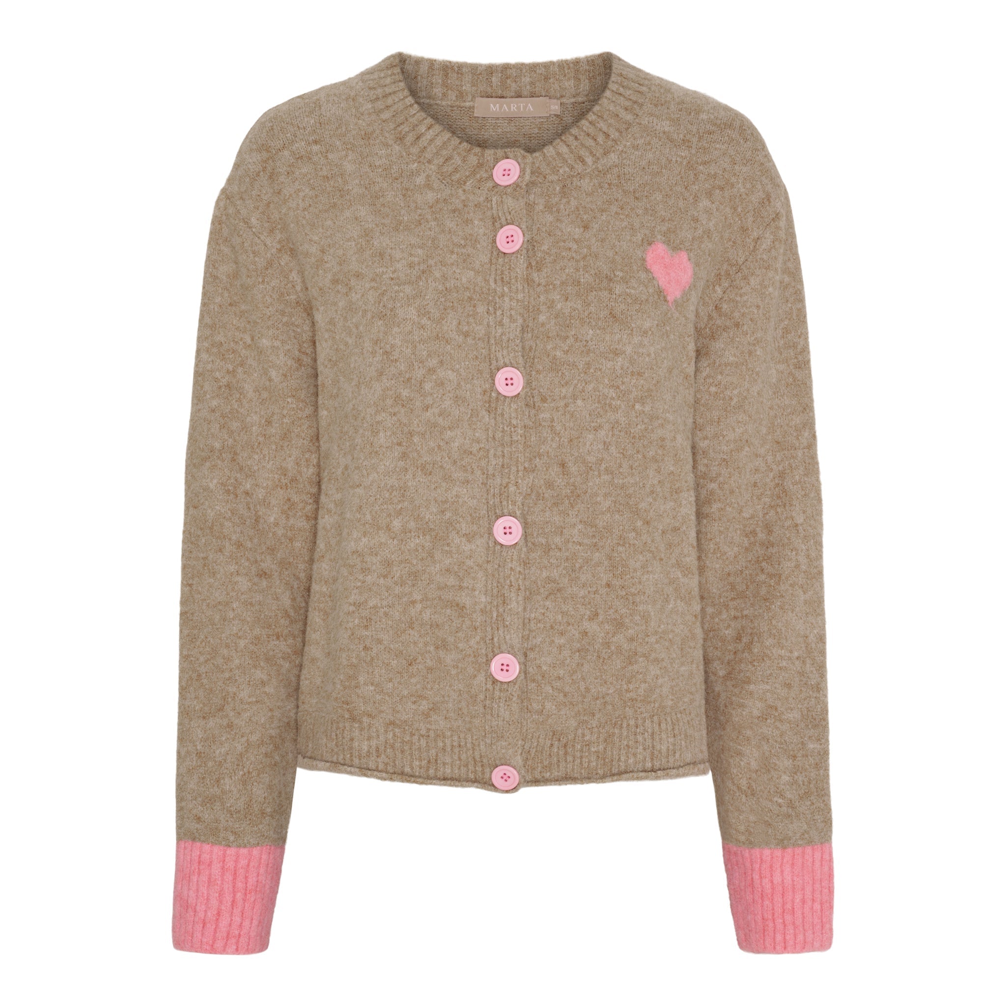 Marta MdcCalla knit fango/pink - Online-Mode