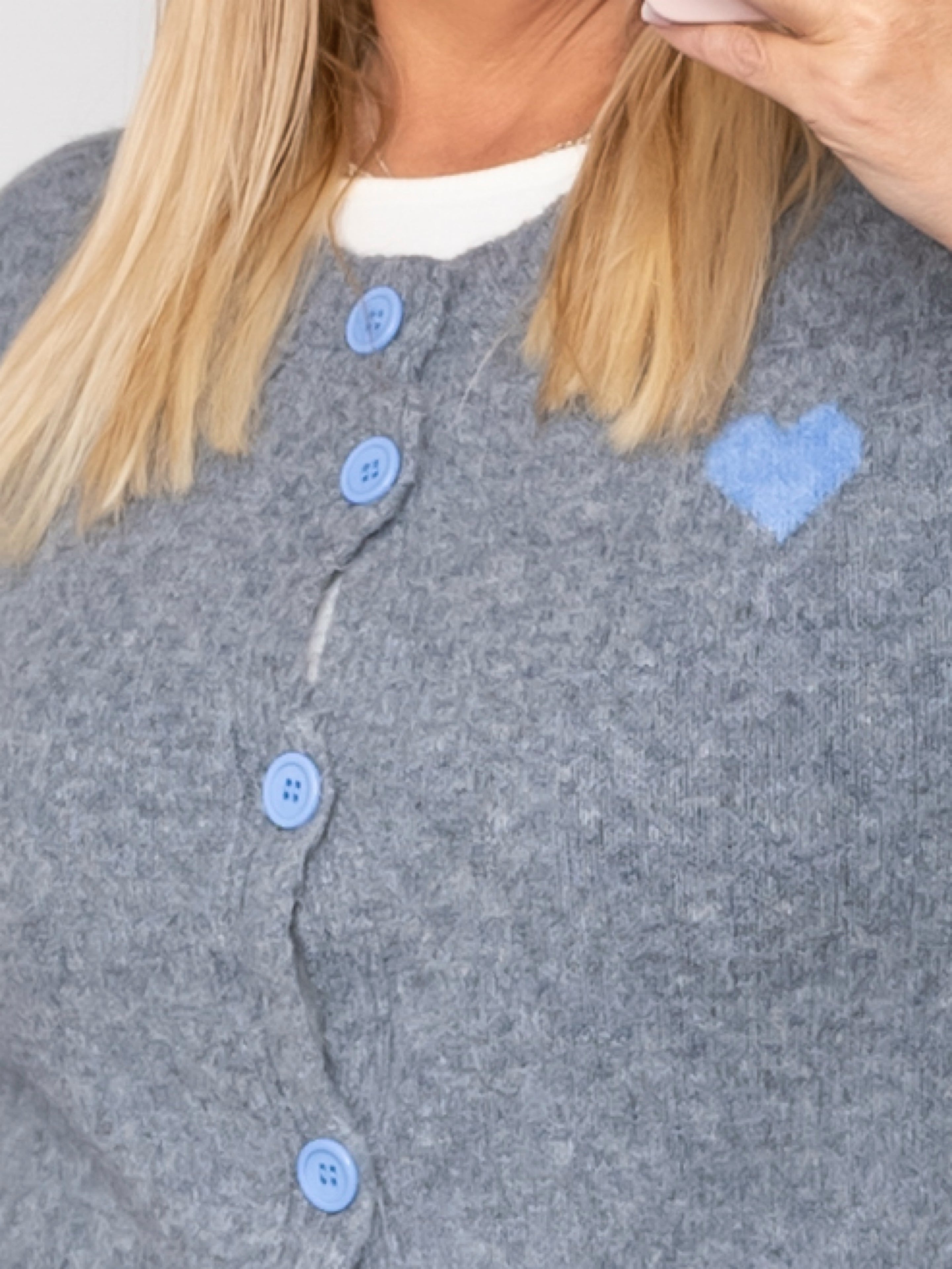 Marta MdcCalla knit grey/blue - Online-Mode