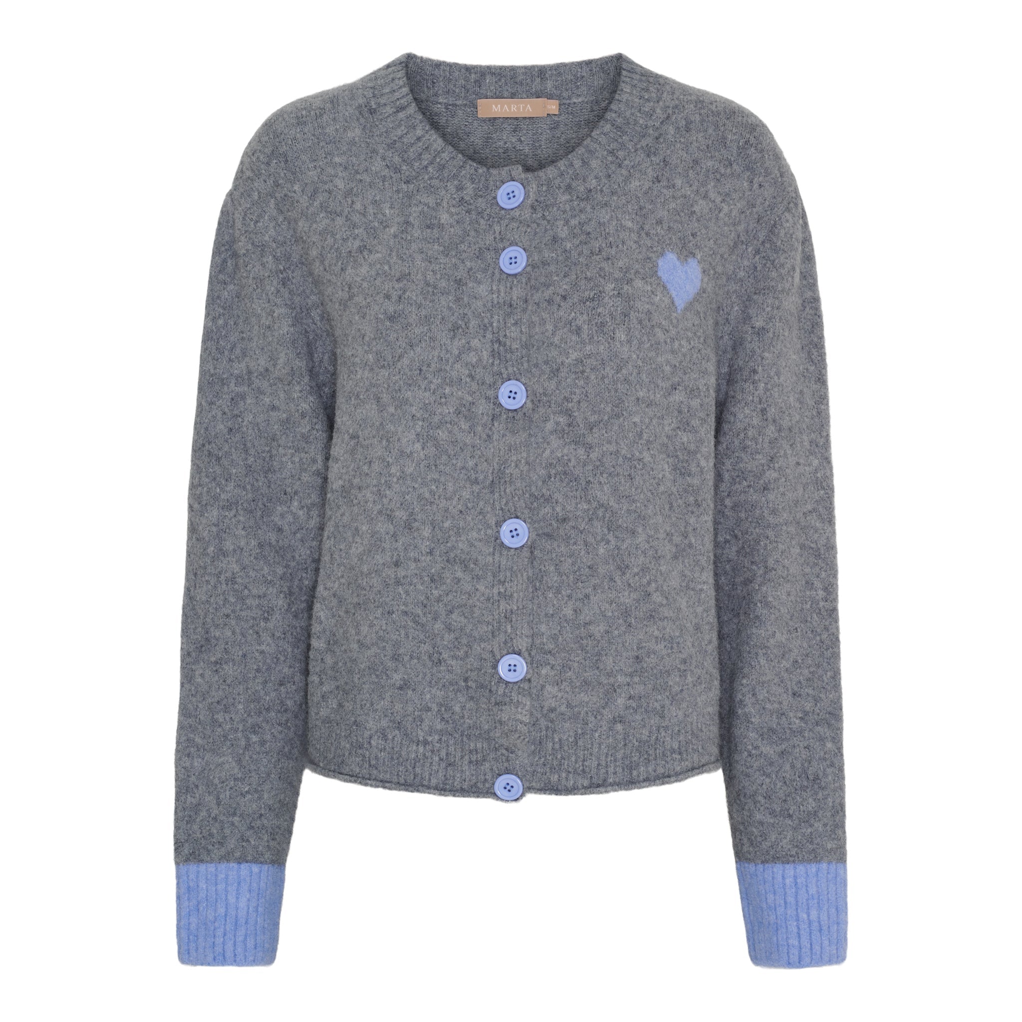 Marta MdcCalla knit grey/blue - Online-Mode