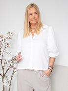 MDC Aivory blouse optical white - Online-Mode