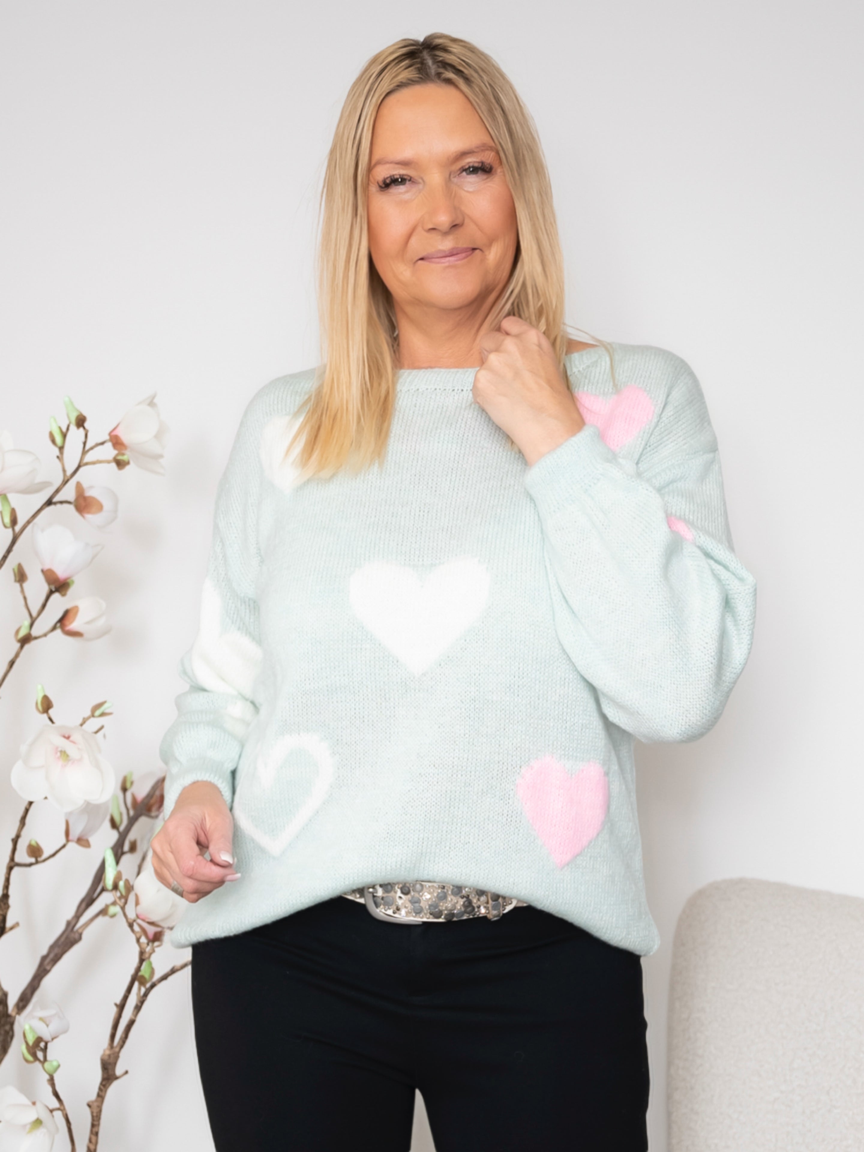 MDC Amarante knit aqua/panna/pink - Online-Mode