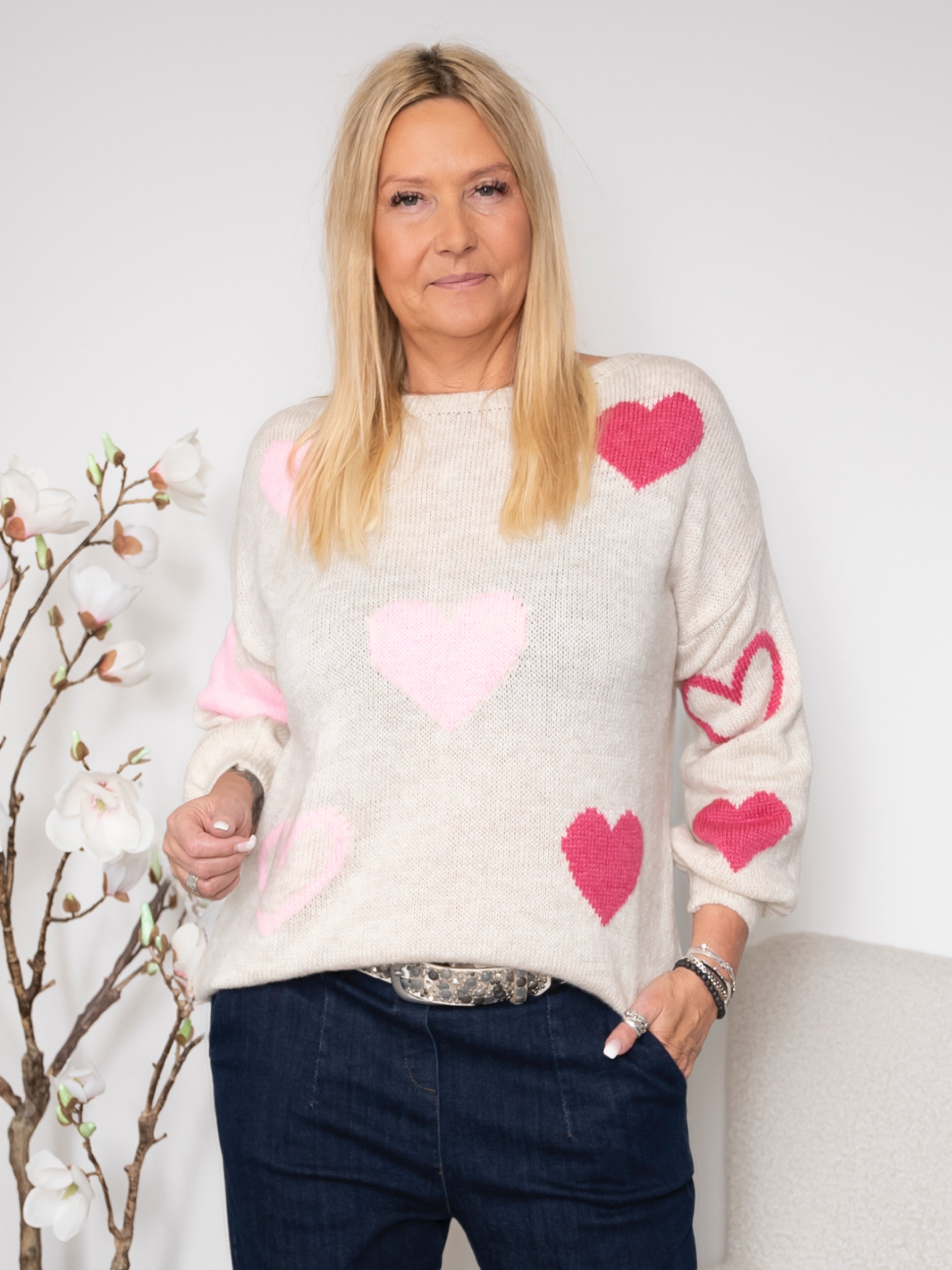 MDC Amarante knit beige/pink/amerena - Online-Mode